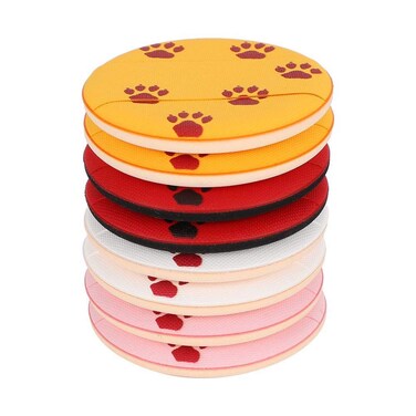 8 Pcs Pure Cotton Powder Puff, Round Air Cushion Powder Puff Cat Beauty Makeup Sponge for Powder