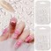 200 Pcs Clear Heart Nail Charms, 3D Love Hearts Nail Rhinestones Flat Jelly Resin Crystal Nail Jewelry Mixed Size Hearts Nail Supplies Women DIY Manicure Decoration Accessories
