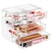 Sorbus Clear Makeup Organizer Display - Stylish Organization and Storage Case for Cosmetics, Jewelry &amp; Hair Accessories - Space Saving Makeup Organizer for Vanity &amp; Bathroom (2 Large, 4 Small Drawers)