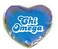 Sorority Shop Chi Omega Heart Shaped Makeup Bag