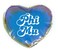 Sorority Shop Phi Mu Heart Shaped Makeup Bag