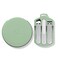 Portable 3-in-1 Stainless Steel Manicure Set with Macaron Green Carrying Case - Includes Nail Clippers, Nail Files, and Cuticle Trimmer - Ideal Travel Nail Cutter Kit for Men and Women