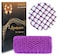 African Net Sponge Authentic, African Exfoliating Sponge Real African Net Black Owned, African Bath Sponge Back Scrubber, Body Exfoliator Shower Bath Accessories (Purple)