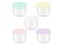 Travel Containers Travel Jars for Toiletries,Travel Bottle TSA Approved Travel Size Containers Travel Accessories with Lid for Cosmetic Makeup Face Body Hand Cream(5 pieces0.68oz 20ml)