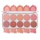 10 Color Blush Palette: Lightweight Face Powder Blush - Smooth Long-lasting Makeup Powder For Cheeks - Buildable Color Women Makeup Blush