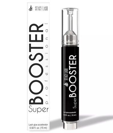Stacy Lash Super Booster for Eyelash Extensions / 0.50fl. oz. / 15ml / Eyelash Primer/Accelerated Lash Bond/Lash Extension Glue Activator/Professional Use/Lash Tech Supplies/for Low Humidity