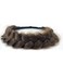 Braid Headband 2 Strands Messy Classic Chunky Plaited Wide Braids Elastic Stretch Quality Synthetic Braided Headband Women Girl Bohemian Hair Braid 65g (Dark brown)
