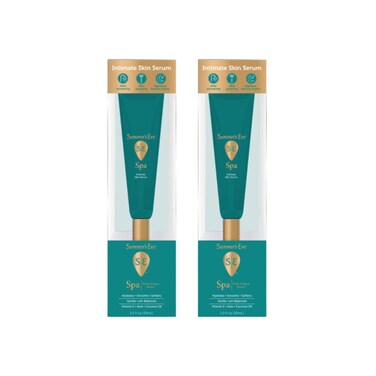 Summer's Eve Spa Daily Intimate Beauty, Luxurious Skin Serum, Post Shave Fragrance Free Women&rsquo;s Hydrating Serum, 1oz Tube (Pack of 2)
