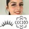 Sunniess 5D Volume False Eyelashes Faux Mink Soft Lashes Makeup Long Cross Handmade Reusable Fake Eyelashes