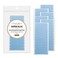 72 Pieces Hair Extension Tape Tabs Double Sided Extension Tapes for Replacement 4cm x0.8cm (Blue 72 Pieces)