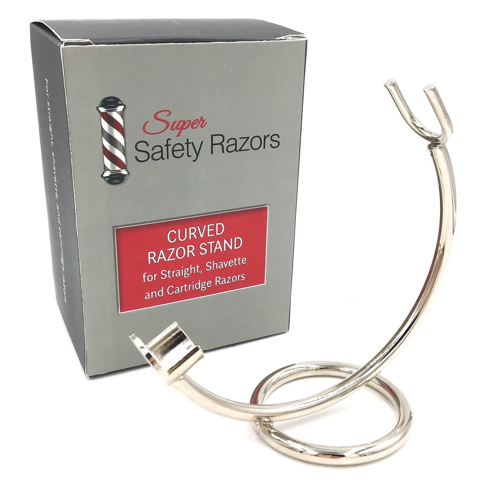 supersafetyrazors Supersafetyrazors Curved Chrome Razor Stand