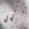 1Pcs Bow Nail Stickers for Nail Art 5D Pink Bow Nail Decals Embossed Cute Rabbit Nail Art Supplies Bow Charms with Rhinestone Design Valentines Nail Art Stickers for Women Girls Manicure Accessories