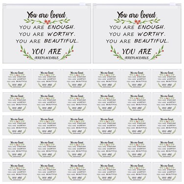 Sweetude 150 Pcs Cosmetic Bag Bulk Gifts for Women Makeup Bag Inspirational Gifts Cna Week EVA Toiletry Pouch with Zipper Nurse Birthday for Sister Friend Wife(Fresh)