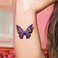 5Sheets Sexy Colorful Butterfly Waterproof Temporary Tattoo Sticker Water Transfer