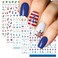 TailaiMei Summer Nail Decals Stickers, Self-Adhesive DIY Design Nail Art Decorations (12 Sheets)