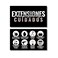 Cute Modern Spanish Lash Extension After Care Cards/Pack of 55 business card size. Eyelash extensions supplies great for your lash extension kit (Black, White and tan/light pink)
