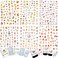 6 Sheets Cute Animal Nail Art Stickers Cat Dog Bear Pig Squirrel Hamster Rabbit Cartoon Nail Art Decals 3D Self-Adhesive Pet Nail Sticker Design for Women Girls Manicure Decoration Acrylic Nails Decal