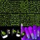 Luminous Nail Art Stickers, 3D Self-Adhesive Nail Decals Nail Art Design Flowers Sun Moon Star Abstract Face Heart Nail Sticker Decoration for Women Girls Manicure Acrylic Nails Supplies(8 Sheets)