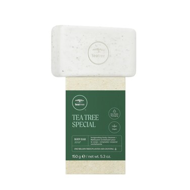 Tea Tree Body Bar Soap, Deep Cleans + Exfoliates, For All Skin Types
