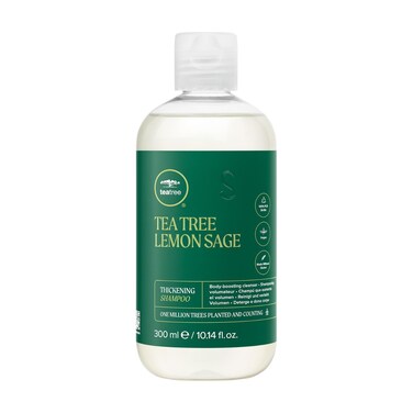 Tea Tree Lemon Sage Thickening Shampoo, Builds Body + Boosts Volume, For Fine Hair