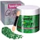 Teenitor Green Body Glitter, Face Glitters, Green Glitter, Body Glitter Gel, Hair Glitter Gel, 80g/2.8oz Holographic Glitter for Face Body Hair, Glitter Makeup for Kids