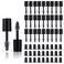 27Pcs Empty Mascara Tubes with Wand Mini 3ml Empty Mascara Bottles with Brush Rubber Inserts Small Sample Size Eyelash Growth packing Tube Container for Travel(Black)