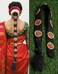 THANU'S CRAFT Bridal False Hair Choti Poola Jada Billalu Hair Ornaments Set Full Moon Shape Temple jewellery Ready Jada Billalu Bharatanatyam Kuchipudi Classical Dance Jewelry for women