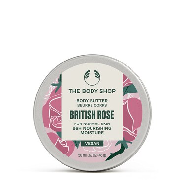 The Body Shop British Rose Body Butter &ndash; Nourishing &amp; Moisturizing Skincare for Normal Skin &ndash; Vegan &ndash; 1.72 oz