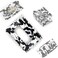 Cow Print Hair Clips for Women, Claw Clips for Thick Hair, Hair Clips for Styling Sectioning, Cute Hair Clips (Style 3)