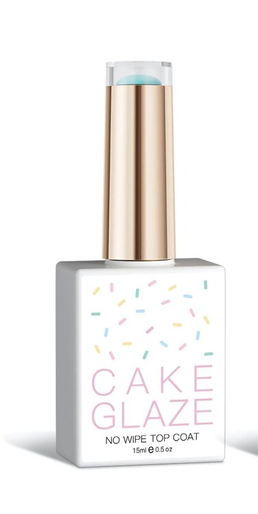 Cake Glaze Top Coat Gel Polish, Long Lasting, No Chip Manicure, Soak Off Gel, UV/LED Gel Polish