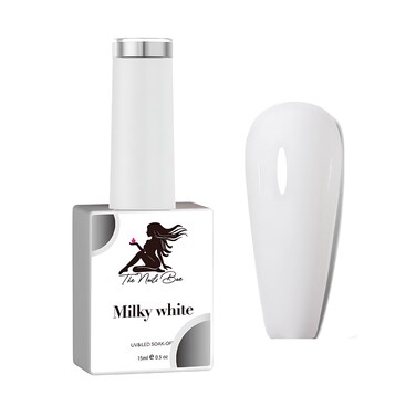 Milky White Gel Polish, Milky White Gel, White Gel Polish, Nail Polish, Off White Gel Polish, American Gel Polish, Gel Polish, Manicure, UV/LED