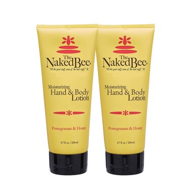 The Naked Bee Pomegranate &amp; Honey Hand and Body Lotion, 6.7oz - 2 Pack