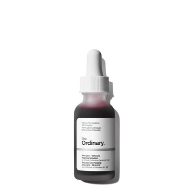 The Ordinary AHA 30% + BHA 2% Peeling Solution, Advanced Exfoliating Peel for Brighter Skin