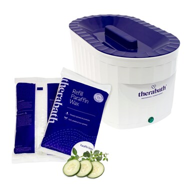 Therabath Professional Thermotherapy TB6 Paraffin Wax Bath - Helps Relieve Arthritis &amp; Muscle Stiffness - Heat Therapy for Hands, Feet, Face &amp; Body - Made in USA - 6 lb. Cucumber Melon with Thyme