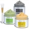 3 PCS Clay Mask Set, Turmeric Vitamin C Clay Mask, Dead Sea Mud Mask, Green Tea Clay Mask, Facial Mask for Oil Control, Deep Cleaning, and Radiant Skin, 240g, 2.82 OZ each