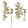2 PACK Pearl Flower Butterfly Tassel Hair Claw Clips, Crystal Flower Claw Clips for Women, Gold Hair Clip Large Claw Clips for Thick Hair, Metal Claw Clips, Big Hair Claw Hair Accessories.
