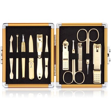 Travel Manicure Grooming Kit Nail Clipper Set (11 PCs), MADE IN KOREA, SINCE 1975.