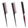 TIESOME 3 PCS Professional Teasing Comb, 2 Triple Teasing Comb Rat Tail Combs and 1 Boar Bristle Brushes Comb for Women Men Hair Styling Back Comb for Backcombing Volume Slick Styling