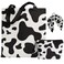 Cow Themed Gifts,Best Idea Gift- Cute Cow Print Canvas Bag Hair Accessories Cosmetic bag