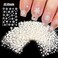 30 Sheets White Snowflake Nail Art Stickers 3D Christmas Nail Decals Snowman Elk Snow Snowflake Winter Nail Art for Nail Art Xmas Nail Sticker White Christmas Nail Art Supplies for Women
