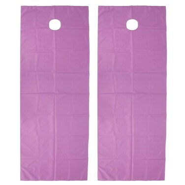 2pcs SPA Massage Table Cover, Breathable Oil Resistant Waterproof Beauty Salon Bed Sheets Massage Couch Cover Massage Table Cloth Bed Sheet Cover with Face Hole Reusable Couch Washable(purple)