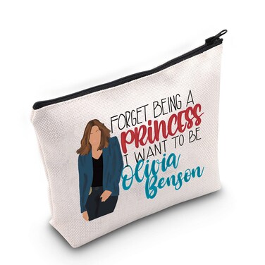 TOBGBE Funny Law Detective Team TV Show Merchandise Special Victims Unit Cosmetic Bag Detective Olivia Benson Gifts Detective Lover Gift (Olivia Benson)
