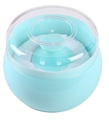 Topwon Baby Powder Puff Kit for Body Powder Container Dusting Powder Case for Baby&amp;Mom