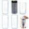 TOPZEA 4 Pack Retractable Makeup Brush Holders, Plastic Portable Cosmetic Organizer Travel Makeup Accessories Cups with Lid, Dust-proof Brushes Storage Case for Women, Make-up Artist