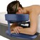 TOROKOM Adjustable Headrest Face Pillow Cradle &amp; Face Cushion Support Bracket, Headrest Face Cushion Face Pillow, Salon Home Mattress Massage Kit (Blue)