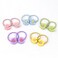 Elastics Hair Ties Small Daisy Hair Band Soft Rubber Bands Ponytail Holder Colorful Flower Hair Ropes No Damage Hair Accessories for Toddler Baby Girls Women 10Pcs