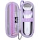 Hard Storage Case for Philips Beauty Shaver,Travel Case for Lady Electric Shaver Series 6000 (Only Case) (PU, White + Purple)