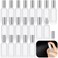 20 Pcs 100 ml/3.4 oz Frosted Glass Spray Bottles, Empty Perfume Atomizer, Reusable Cosmetic Small Glass Container, Refillable Spray Mister