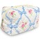 Trnerm Small Makeup Bag Quilted Cosmetic Bag Coquette Makeup Pouch Makeup Organizer Blue Ribbons Small Travel Makeup Bag Travel Toiletry Bag for Women Girls