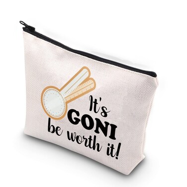 TSOTMO Physical Therapy Student Gift It&rsquo;s Goni Be Worth It Physical Therapist Gift Zipper Pouch Makeup Bag (GONI be worth)